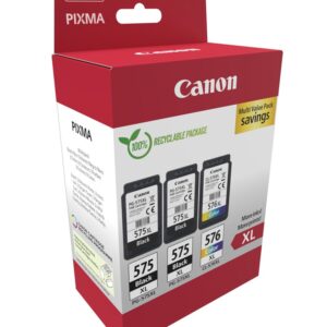 Canon 5437C004 rašalo kasetė 3 vnt Originalus Didelė (XL) išeiga Juoda, Žydras, Rausvai raudona, Geltona
