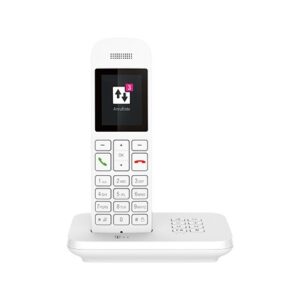 Telekom Sinus A12 Analoginio ryšio / DECT telefonas Balta
