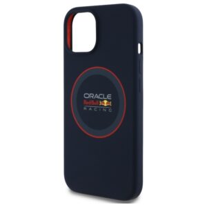Red Bull RBHMP14S24SIILVR Apple iPhone 14 6.1" kietas dėklas navy Silicone Red Ring MagSafe - Image 6