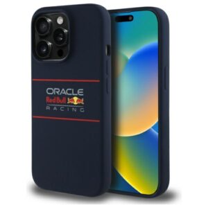 Red Bull RBHMP14L24SIHSRV Apple iPhone 14 Pro 6.1" kietas dėklas navy Silicone Horizontal Logo MagSafe