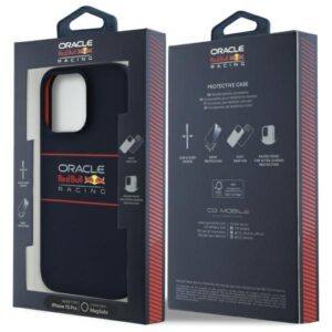 Red Bull RBHMP14L24SIHSRV Apple iPhone 14 Pro 6.1" kietas dėklas navy Silicone Horizontal Logo MagSafe - Image 8