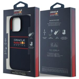 Red Bull RBHMP15L24SIHSRV Apple iPhone 15 Pro 6.1" kietas dėklas navy Silicone Horizontal Logo MagSafe - Image 8
