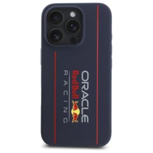 Red Bull RBHMP16X24SIOLRV Apple iPhone 16 Pro Max 6.9" kietas dėklas navy Silicone Vertical Logo Mag - Image 3