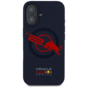 Dėklas Red Bull HC Silicone ORBR20 Logo Red Lining to Apple iPhone 16 MagSafe navy blue - Image 3
