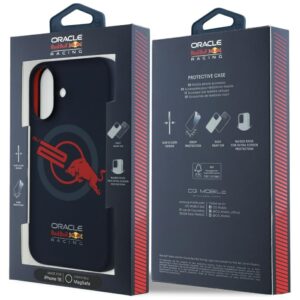 Dėklas Red Bull HC Silicone ORBR20 Logo Red Lining to Apple iPhone 16 MagSafe navy blue - Image 8