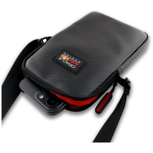 Red Bull Carbon Patch Phone Bag juodos spalvos - Image 4