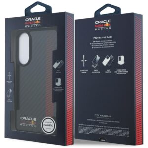Dėklas Red Bull Real Carbon Fiber Powerbar MagSafe Samsung Galaxy S25 Edge juodos spalvos - Image 8