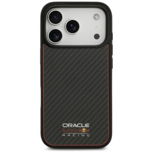 Dėklas Red Bull Kevlar Logo Matt MagSafe Apple iPhone 17 Pro juodos spalvos - Image 3