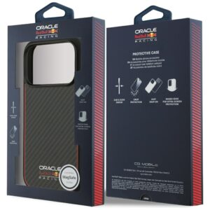 Dėklas Red Bull Kevlar Logo Matt MagSafe Apple iPhone 17 Pro juodos spalvos - Image 8