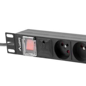 LANBERG MAITINIMO JUOSTOS STOVAS PDU 19" (1U, 16A, 7X Shuko, 2m) - Image 3
