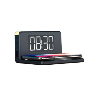 RealPower ChargeAir Skaitmeninis žadintuvas Juoda - Image 2