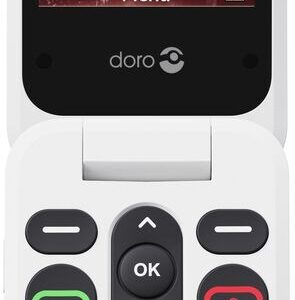 Doro Leva L30 7,11 cm (2.8") 142,7 g Juoda, Balta Bazinis telefonas