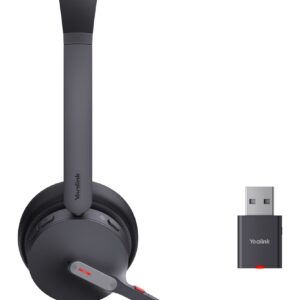 Yealink WH64 Hybrid Dual UC Laisvų rankų įranga Bevielis Su lankeliu Biuras / skambučių centras Mikro USB Bluetooth Juoda - Image 3