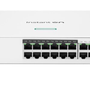 HPE Aruba Networking Networking Instant On Switch 24p Gigabit CL4 PoE 2p SFP 195W 1830 Valdomas L2 Gigabit Ethernet (10/100/1000) Maitinimas per Eternetą (PoE) 1U - Image 1