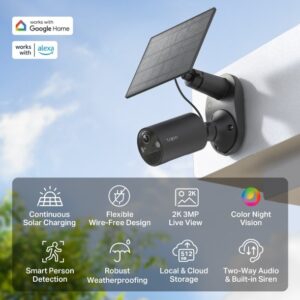 TP-Link Tapo C411 KIT Kulka (forma) IP apsaugos kamera Lauke 2304 x 1296 pikseliai Lubos / siena - Image 3