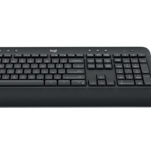 Logitech 920-008923 klaviatūra Pelė įskaityta Biuras Radijo dažnio belaidė QWERTY JAV tarptautinė versija Juoda