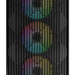 Sharkoon MK3 RGB „Micro Tower“ Juoda - Image 2