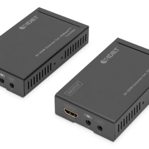 Digitus DS-55500 vaizdo ir garso signalų ilgintuvas AV siųstuvas ir imtuvas Juoda - Image 1