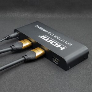 Qoltec 51797 Aktyvus HDMI skirstytuvas 2 x HDMI 4K x 2K | 6Gb/s | 60 Hz - Image 3