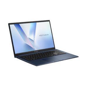 ASUS Vivobook 15 X1504VA-BQ4295W „Core 7“ 150U, 15,6 colių FHD IPS lygio ekranas, 60 Hz, 250 nits, AG, 16 GB DDR5, 512 SSD, „Intel Graphics“, 720p kamera, 42 WHrs, „Win11“, „Quiet Blue“
