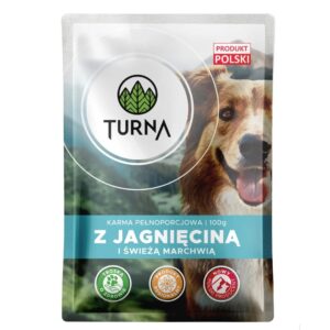 TURNA su ėriena – šlapias pašaras šuniui – 100g