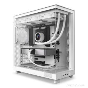 NZXT H6 Flow „Midi Tower“ Balta - Image 2