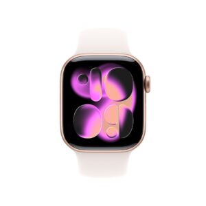 Apple Watch Series 11 OLED 42 mm Skaitmeninis 374 x 446 pikseliai Lietimui jautrus ekranas „Rose Gold“ „Wi-Fi“ GPS (palydovinis) - Image 2