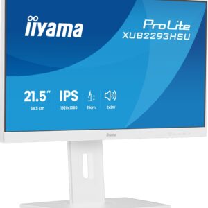 iiyama ProLite XUB2293HSU-W7 kompiuterio monitorius 54,6 cm (21.5") 1920 x 1080 pikseliai „Full HD“ LED Balta