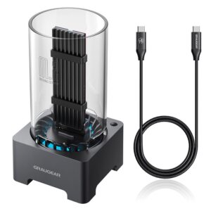 GRAUGEAR G-M2DK-U4-40G saugojimo diskų prijungimo stotis USB 3.2 Gen 2 (3.1 Gen 2) Type-C Pilka