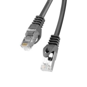 Lanberg PCF6-10CC-0500-BK tinklo kabelis Juoda 5 m Cat6 F/UTP (FTP)