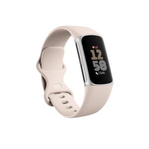 Fitbit Charge 6 AMOLED Fizinio aktyvumo stebėjimo apyrankė Rusvai gelsvas, Sidabras - Image 2