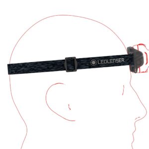 Ledlenser HF4R Core Juoda Ant galvos tvirtinamas žibintuvėlis LED - Image 3