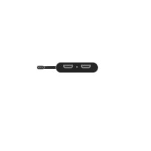 UNITEK V1404B vaizdo kabelio adapteris 0,15 m C tipo USB 2 x HDMI Pilka - Image 3