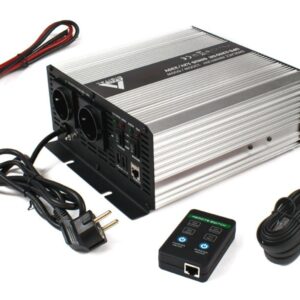 Nepertraukiamo maitinimo šaltinis (UPS + AVR) AZO Digital 12V UPS-1200SR Sinus 1200W/600W 12V/230V - Image 2