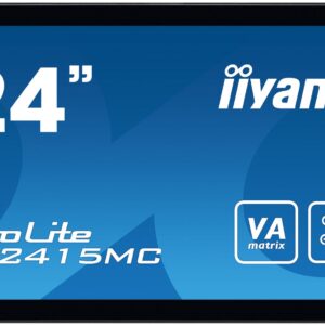 iiyama ProLite TF2415MC-B2 kompiuterio monitorius 60,5 cm (23.8") 1920 x 1080 pikseliai „Full HD“ LED Lietimui jautrus ekranas Daugybė naudotojų Juoda - Image 2