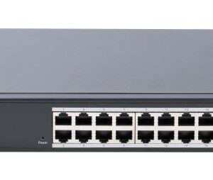 Hikvision DS-3T1528HP-SI-24P4F tinklo komutatorius Valdomas Gigabit Ethernet (10/100/1000) Maitinimas per Eternetą (PoE) Juoda