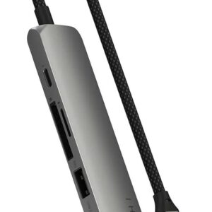 Satechi ST-P6SM sąsajos šakotuvas C tipo USB 10000 Mbit/ai Pilka - Image 2