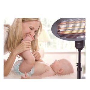 Olympia BS 55 Juoda 2000 W Infraraudonųjų spindulių elektrinis šildytuvas - Image 3