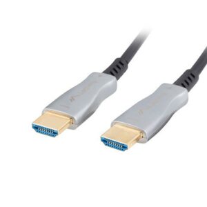 Lanberg CA-HDMI-20FB-0800-BK HDMI kabelis 80 m HDMI A tipo (standartinis) Juoda, Sidabras - Image 2
