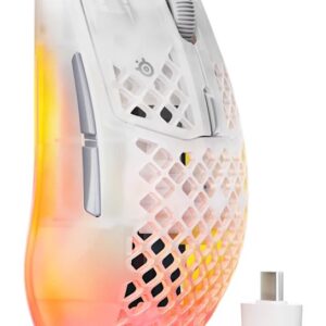 Steelseries Aerox 3 Wireless Gen 2 kompiuterio pelė Žaidimams Dešinės rankos RD belaidis ryšys + „Bluetooth“ Optinis 26000 DPI - Image 2