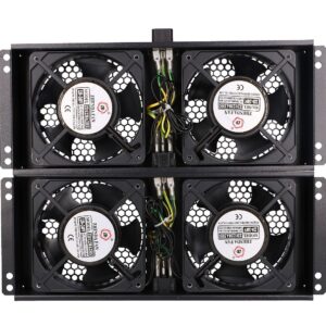 Extralink 4 WAY FAN UNIT WITH 2M EU PLUG Aušinamasis ventiliatorius