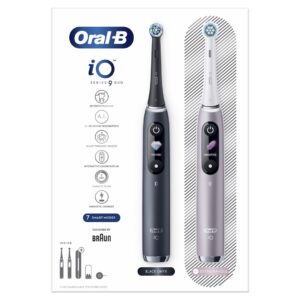 Oral-B iO 80363731 elektrinis dantų šepetėlis Suaugusiems Besisukantis vibruojantis dantų šepetėlis Juoda, Sidabras - Image 3
