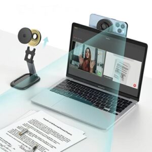 SODI Magnetic Stand BM-310 baltos spalvos MagSafe - Image 9