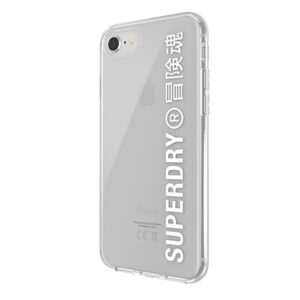 SuperDry Snap Apple iPhone 6/6s/7/8/SE 2020 /SE 2022 skaidrus Dėklas baltos spalvos/baltos spalvos 41573 - Image 5