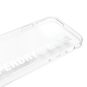 SuperDry Snap Apple iPhone 12/12 Pro skaidrus Dėklas srebrny/silver 42591 - Image 5