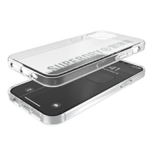 SuperDry Snap Apple iPhone 12/12 Pro skaidrus Dėklas srebrny/silver 42591 - Image 6