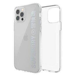 SuperDry Snap Apple iPhone 12/12 Pro skaidrus Dėklas srebrny/silver 42591 - Image 7