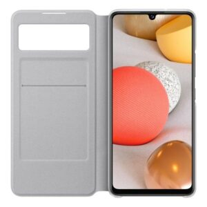 Dėklas Samsung EF‑EA426PW A42 5G baltos spalvos S View Wallet Cover - Image 3