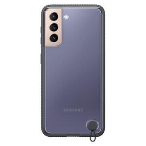 Dėklas Samsung EF-GG996CB S21+ G996 juodos spalvos skaidrus Protective Cover