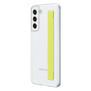 Dėklas Samsung EF-XG990CWEGWW S21 FE 5G G990 baltos spalvos Slim Strap Cover - Image 4